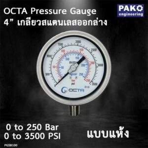 pressure-gauge_เกจวัดแรงดัน_nuovafima_octa_gs100_dry