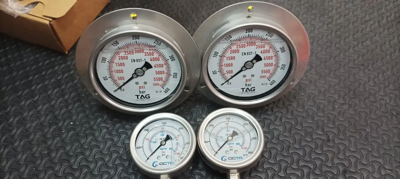 pressure gauge brand selection